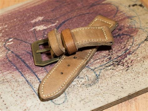 bronze flat buckle panerai|panerai straps original.